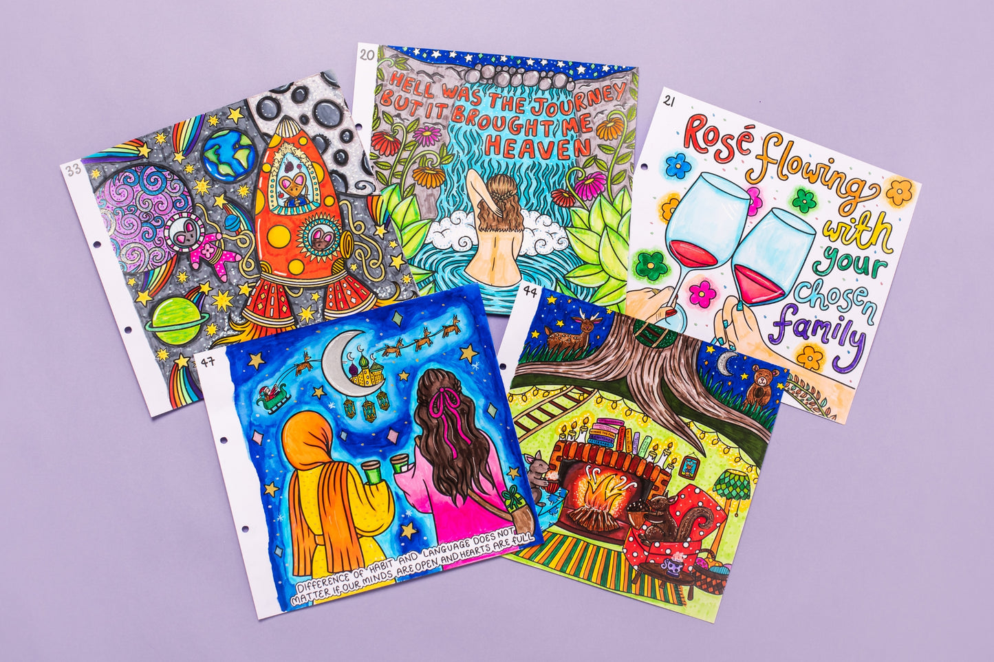 50 Self-Care Subscription Sheets (Sheets #6–55) ✨