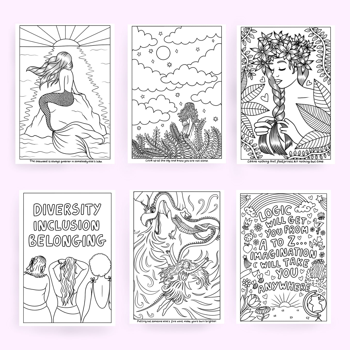 The Elements Collection MAGIC Colouring Sheets🪄