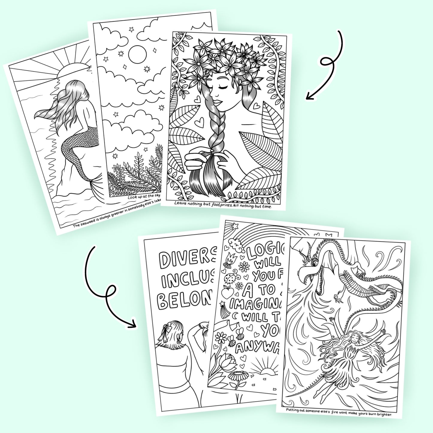 The Elements Collection MAGIC Colouring Sheets🪄