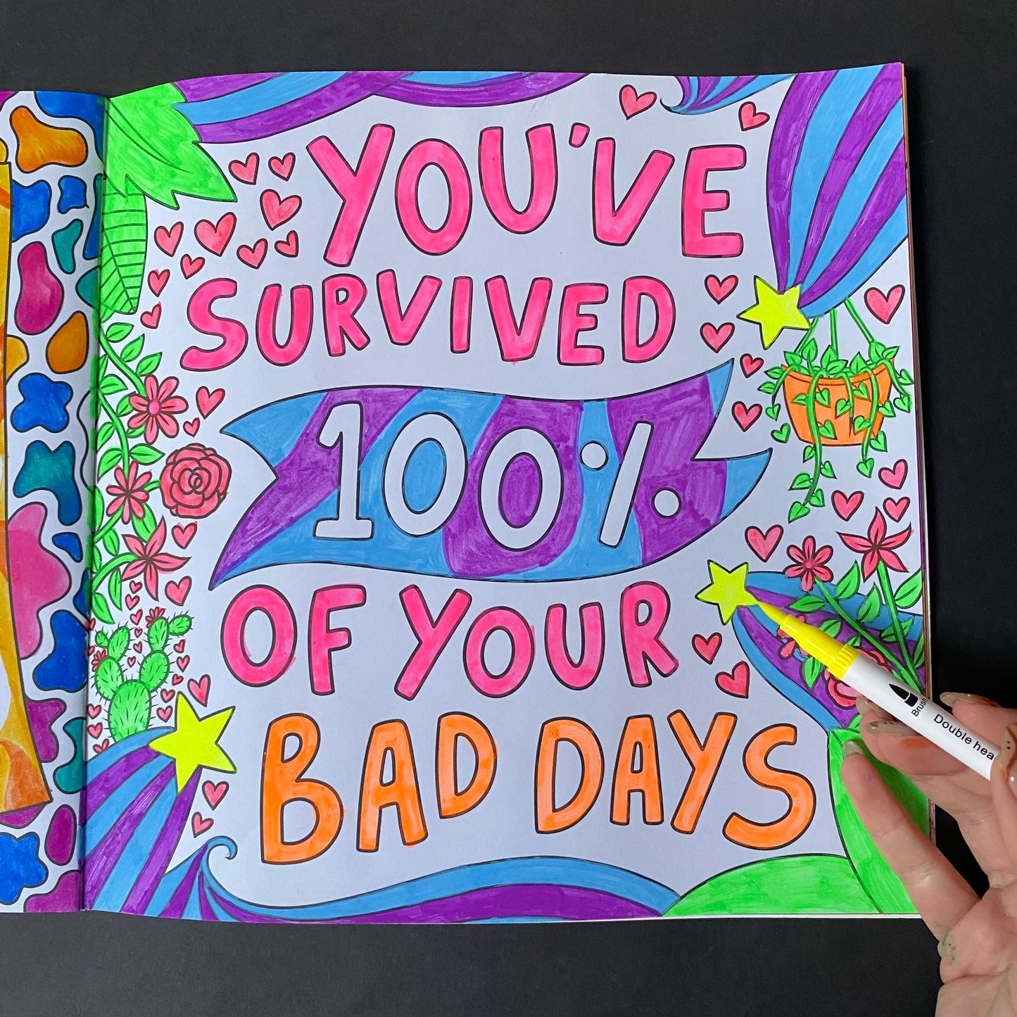 Calm Over Chaos Colouring Book