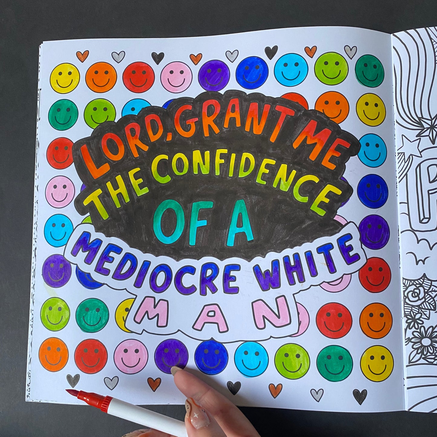 Calm Over Chaos Colouring Book