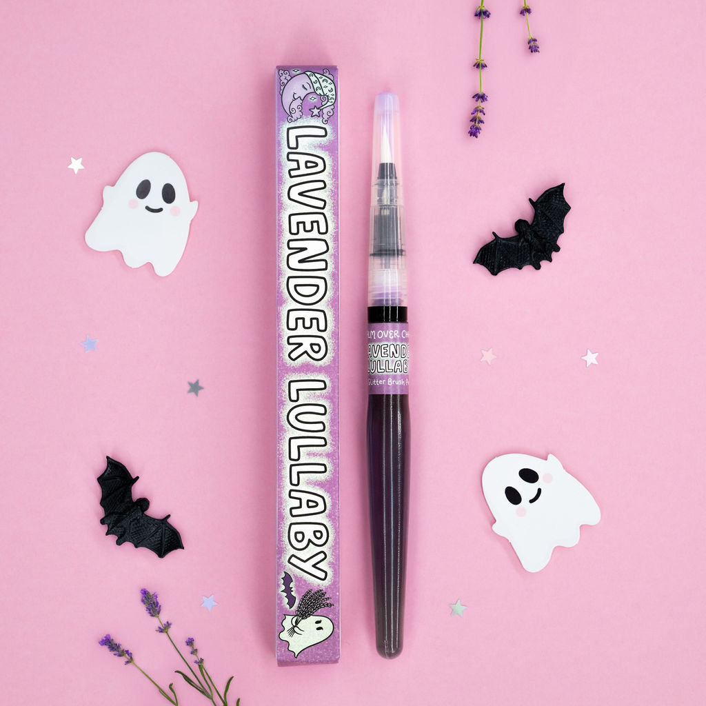 Trick or Treat Glitter Brush Pen (Lavender Lullaby)