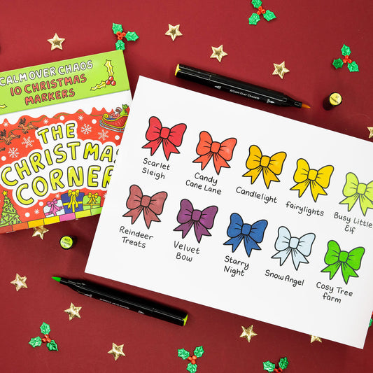 Christmas Corner Alcohol Markers - PREORDER