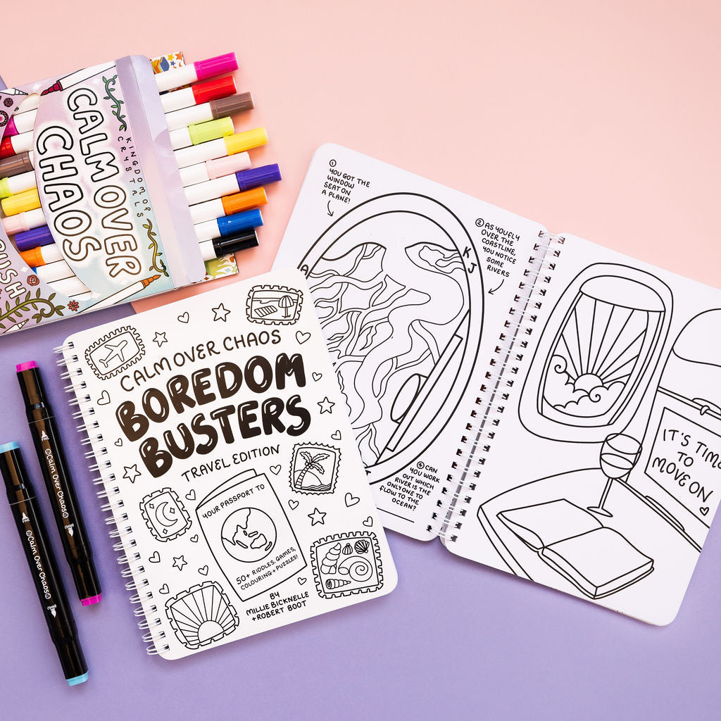 PREORDER - Boredom Busters Travel Activity Book!🏝️