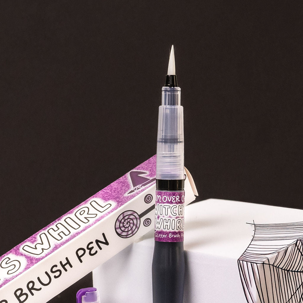 🔮Witch’s Whirl Glitter Brush Pen