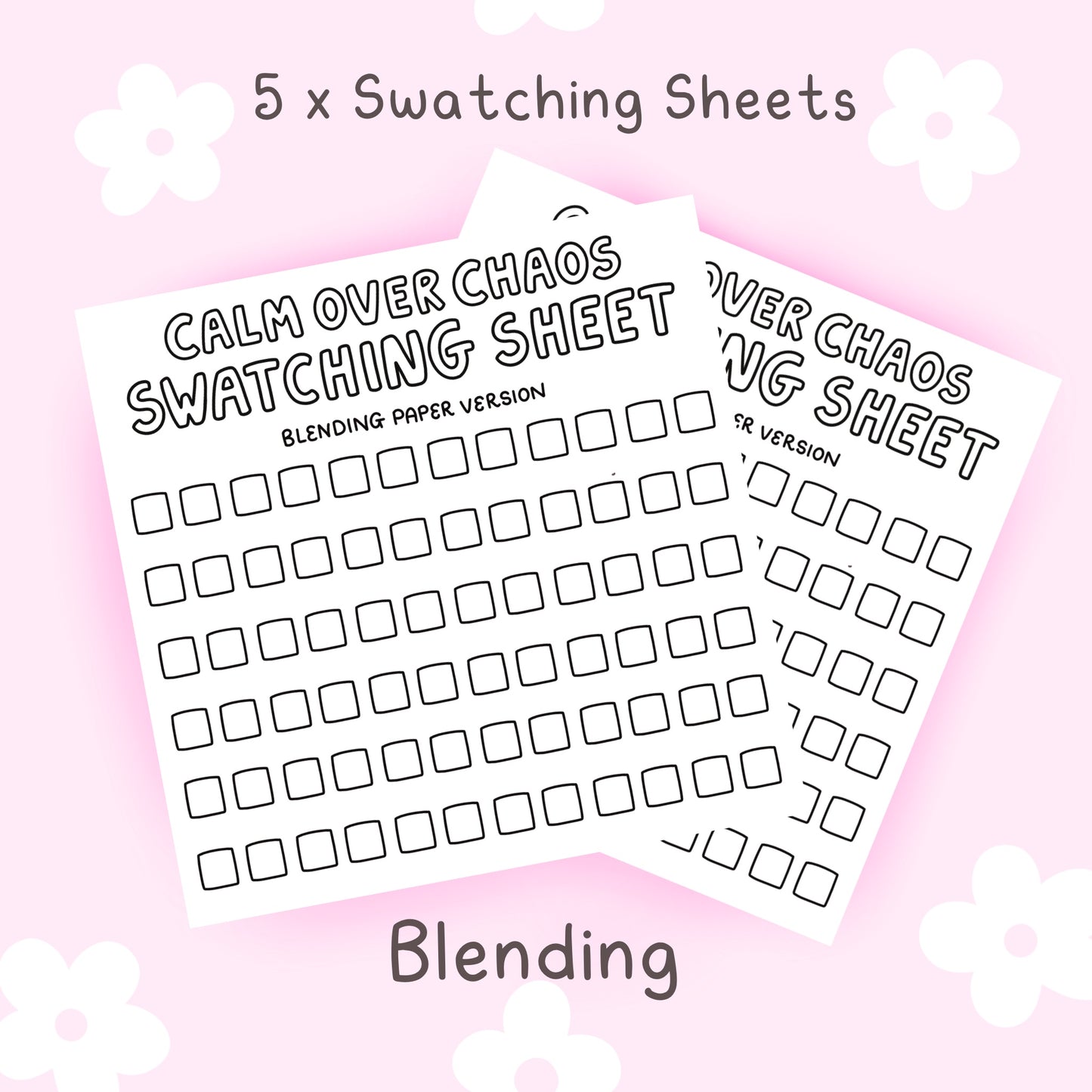 Blending Swatching Sheets
