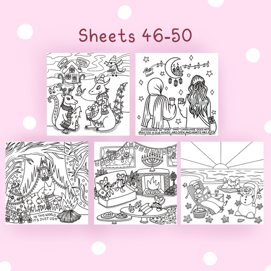 Fantasy Festivities Sheets #46-50🎄