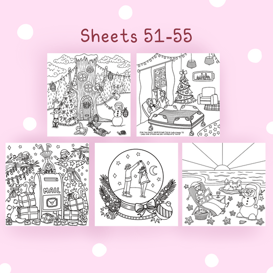 Fantasy Festivities Sheets #51-55🎄