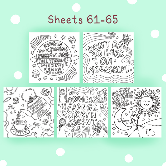 Inner Strength Sheets #61-65 💪