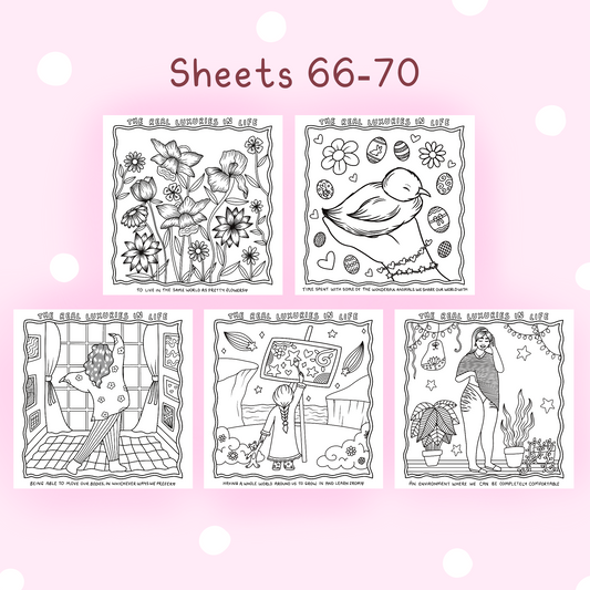 Real Luxuries Sheets #66-75 💎