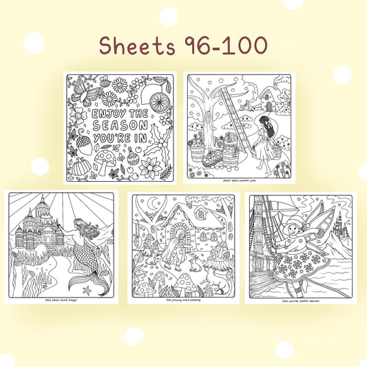 Seasonal Final Five Sheets #96-100