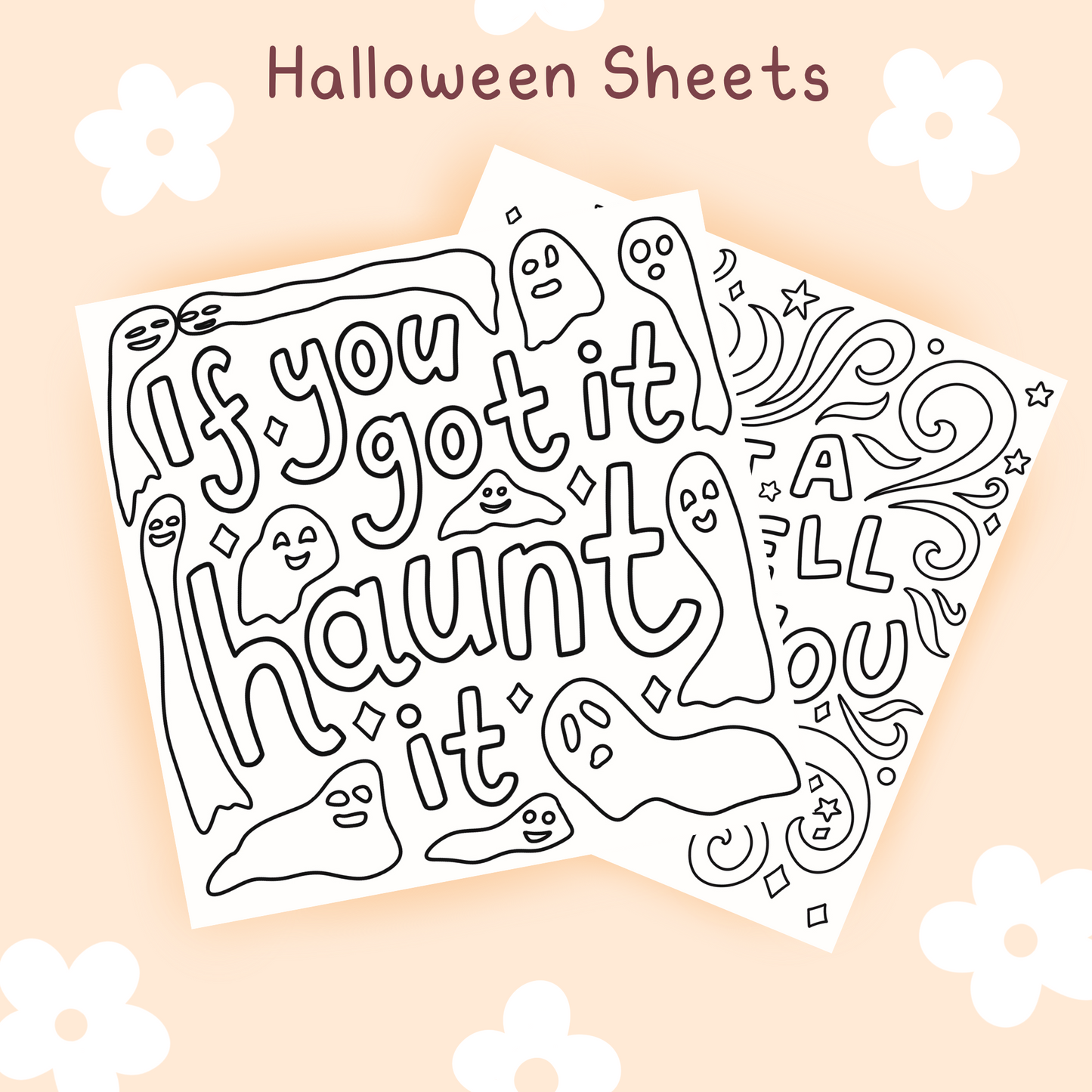 Halloween Sheets x10