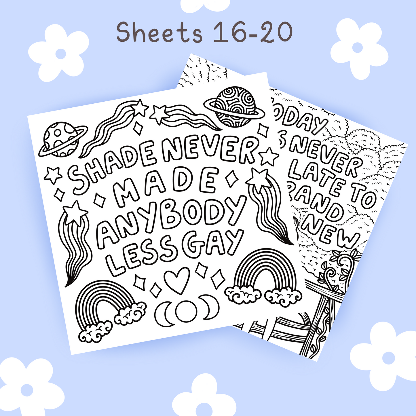 Taylor Sheets #16-20💃