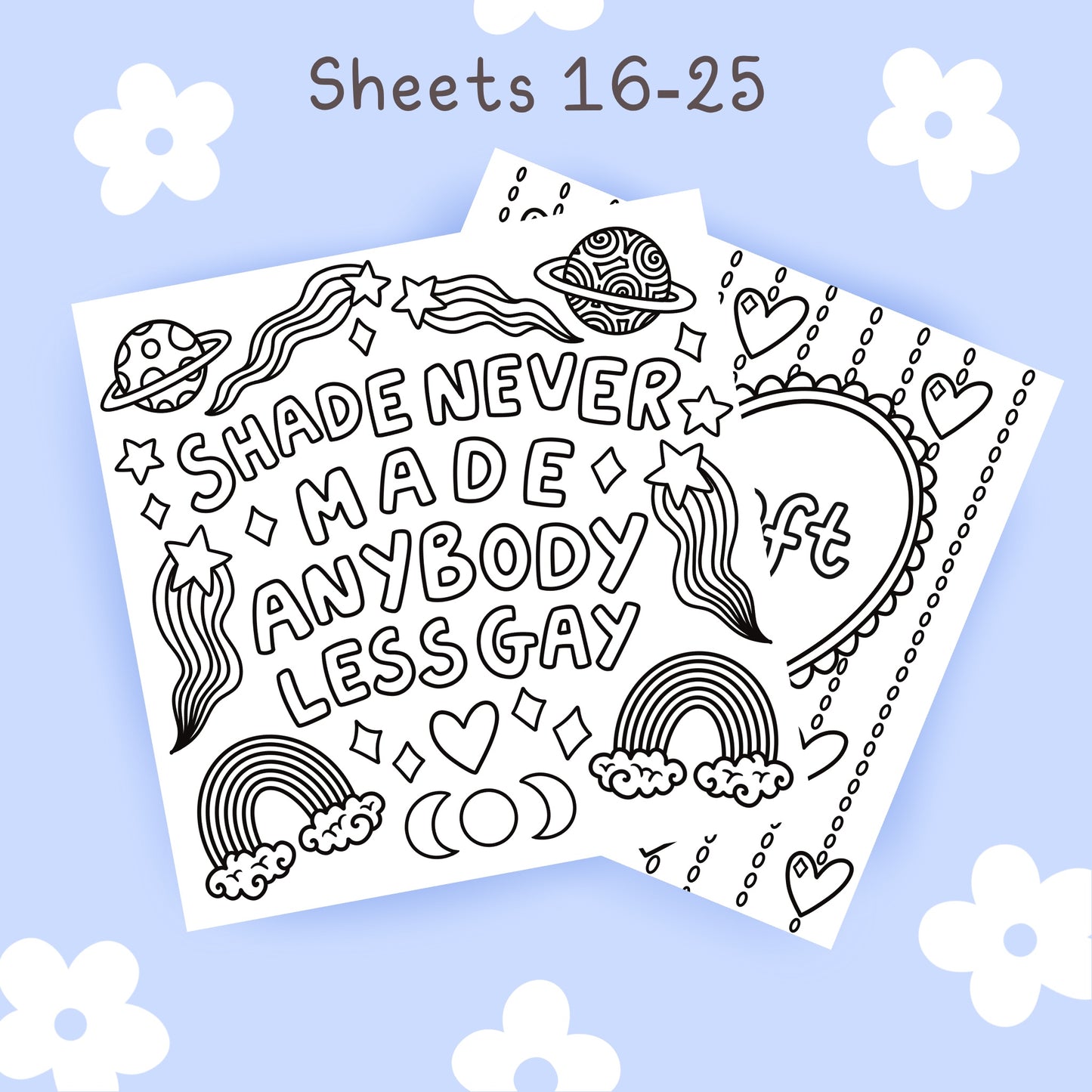 Taylor Sheets #16-25💃