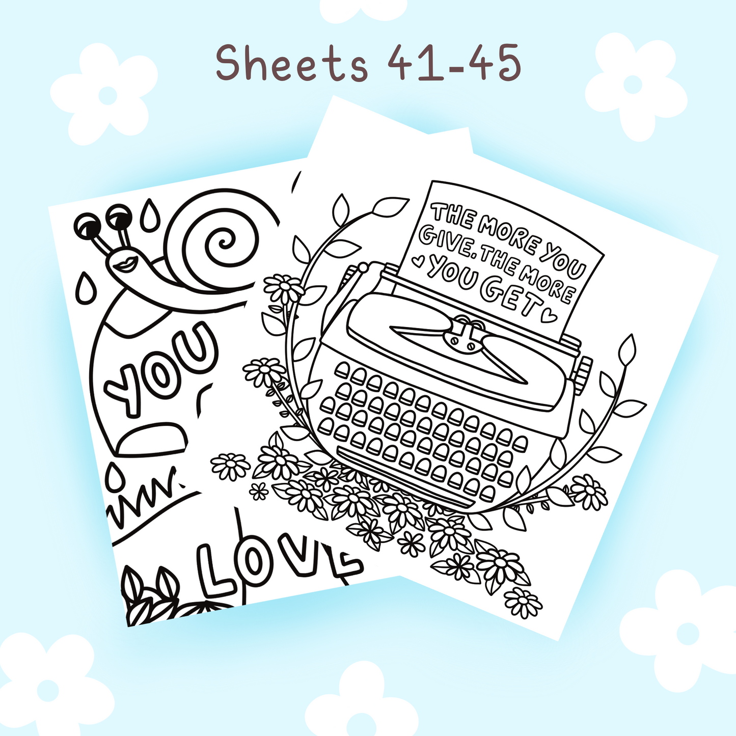 Cosy Autumnal Sheets #41-45 🍁