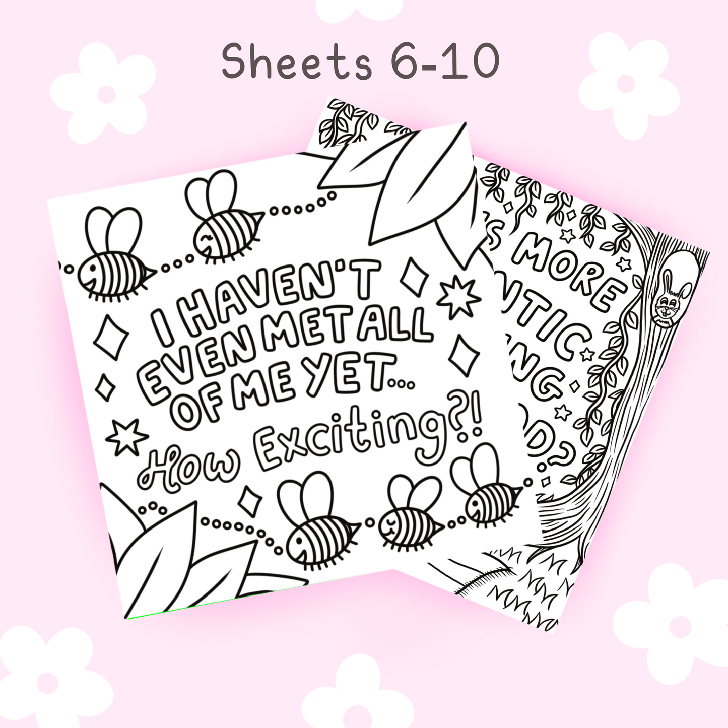 Self Love Sheets #6-10💌