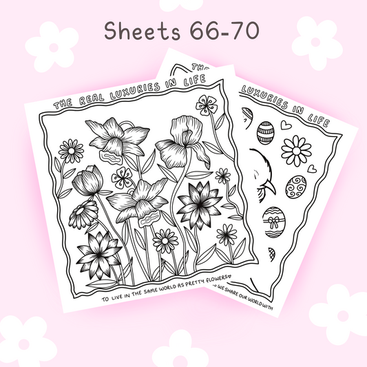 Real Luxuries Sheets #66-70 💎