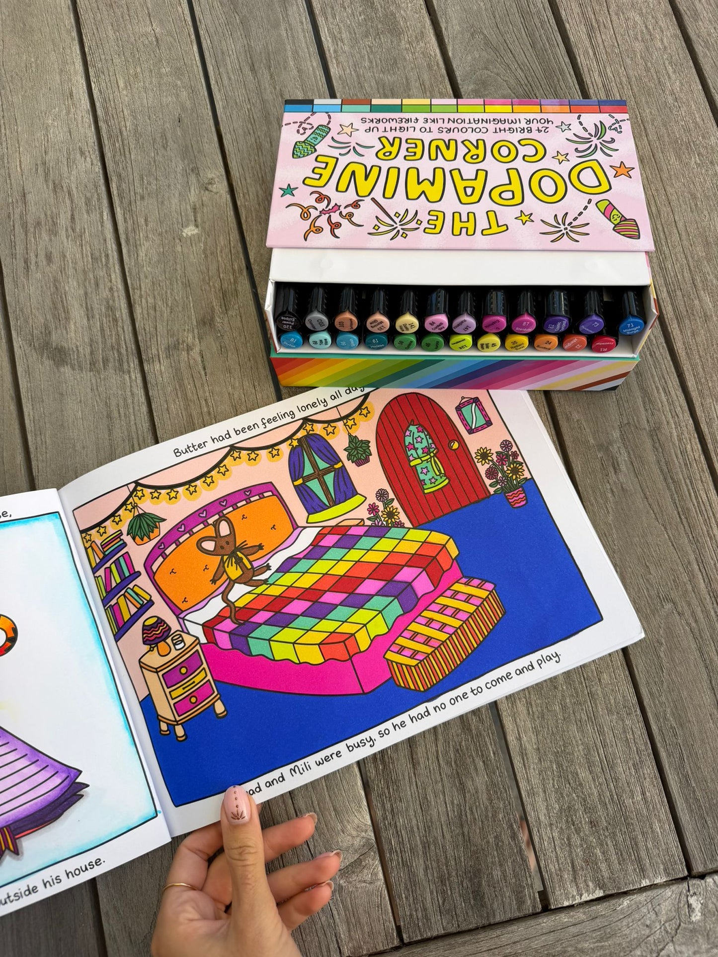 🌈Dopamine Corner Alcohol Markers