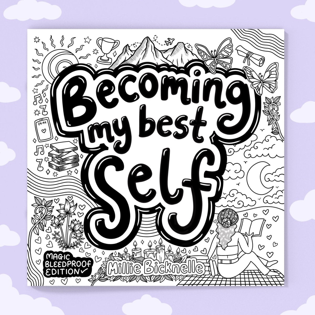 Becoming My Best Self Colouring Book - calmoverchaosltd