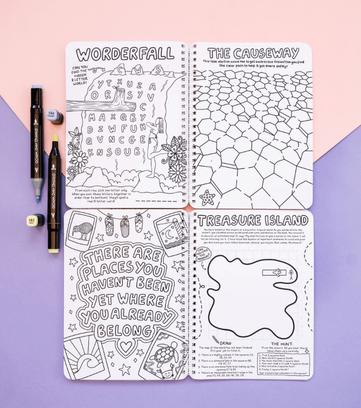 Boredom Busters Travel Activity Book!🏝️ - calmoverchaosltd