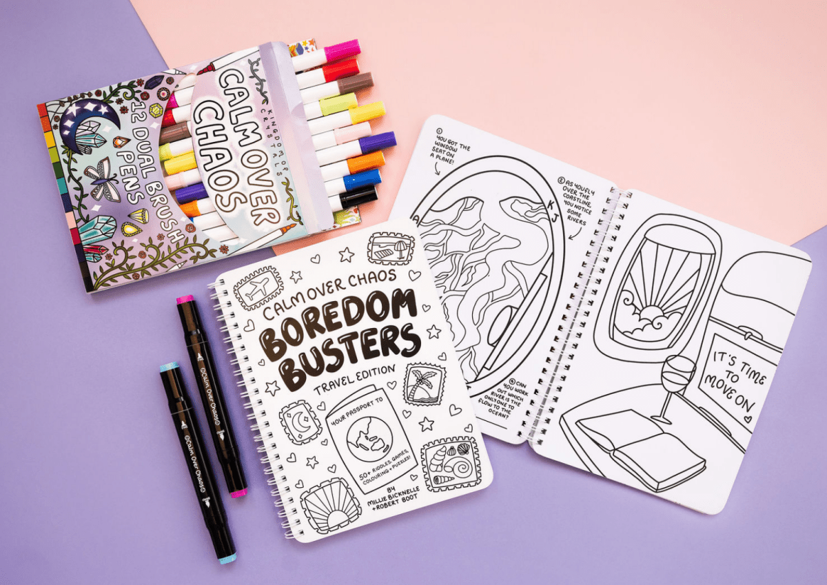 Boredom Busters Travel Activity Book!๐๏ธ - calmoverchaosltd