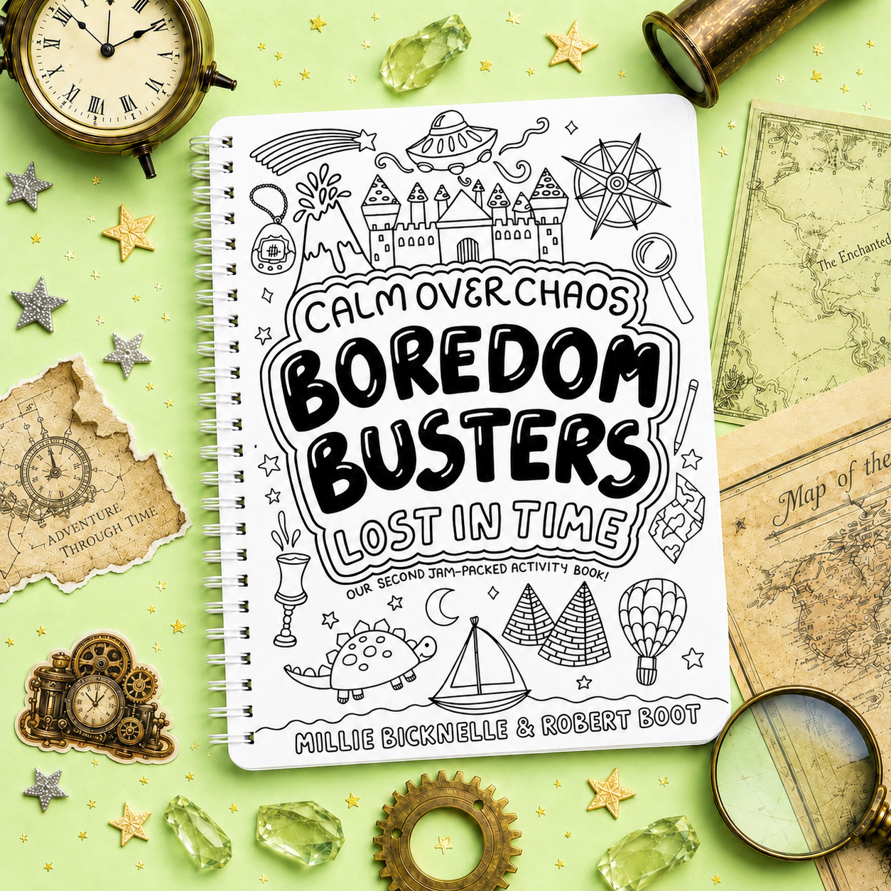 Boredom Busters: Lost in Time Activity Book🦕
