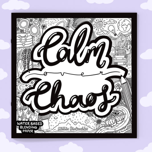 Calm Over Chaos Colouring Book