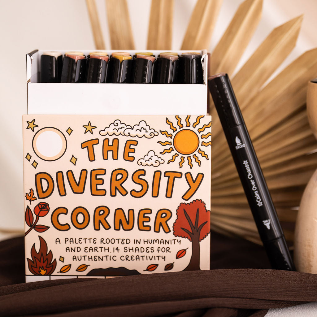 🤎Diversity Corner Skin Tones Alcohol Markers