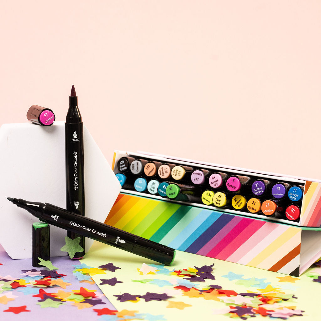 🌈Dopamine Corner Alcohol Markers