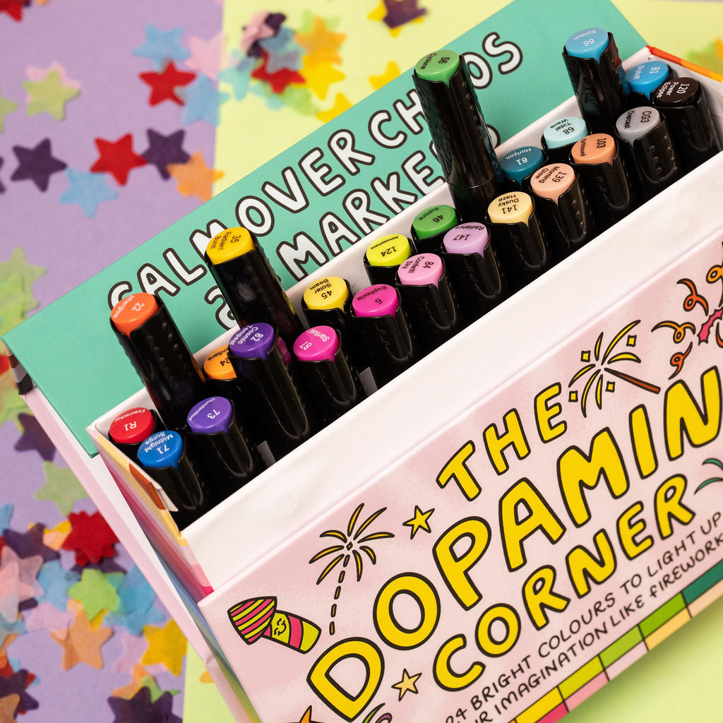 PREORDER 🌈Dopamine Corner Alcohol Markers – calmoverchaosltd