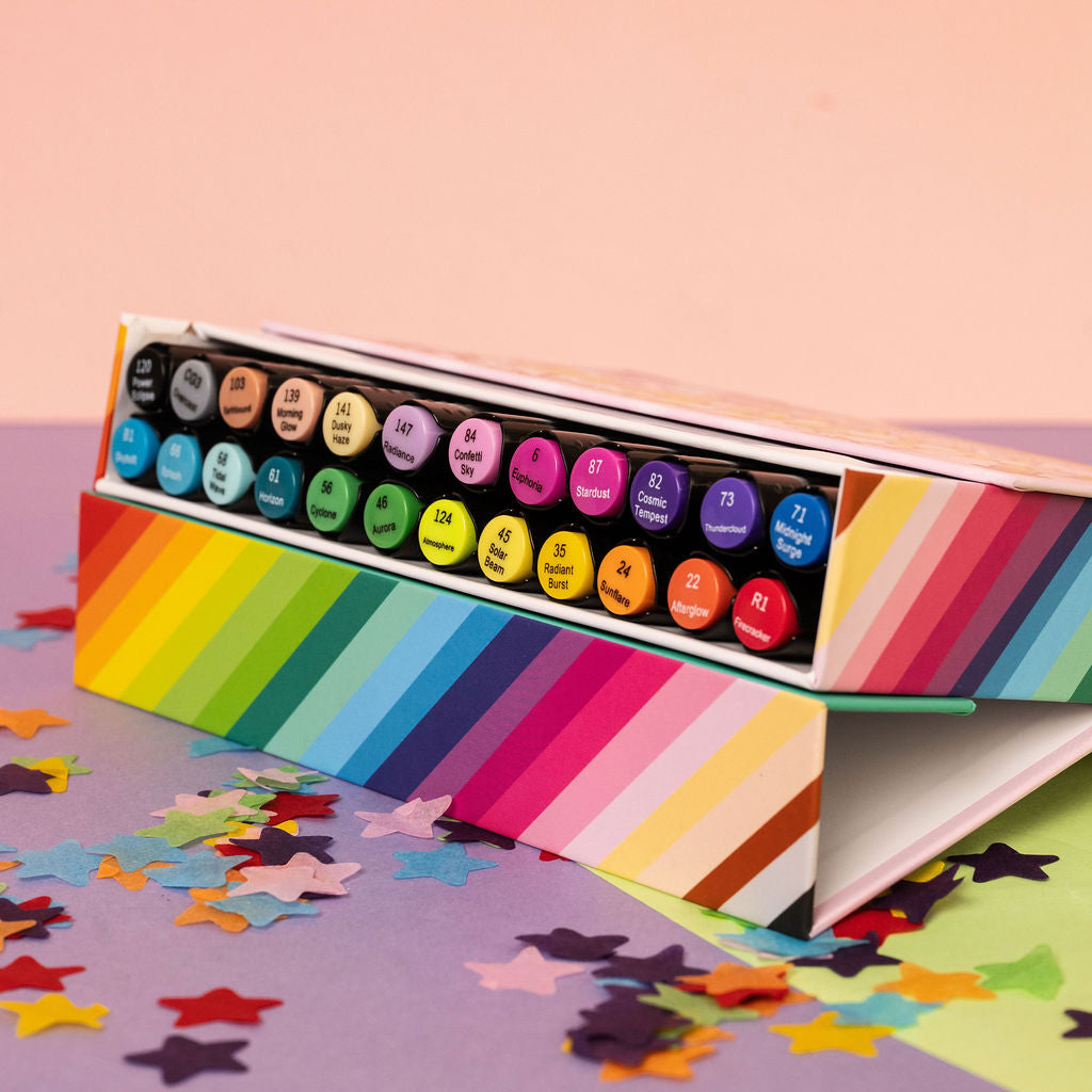 🌈Dopamine Corner Alcohol Markers