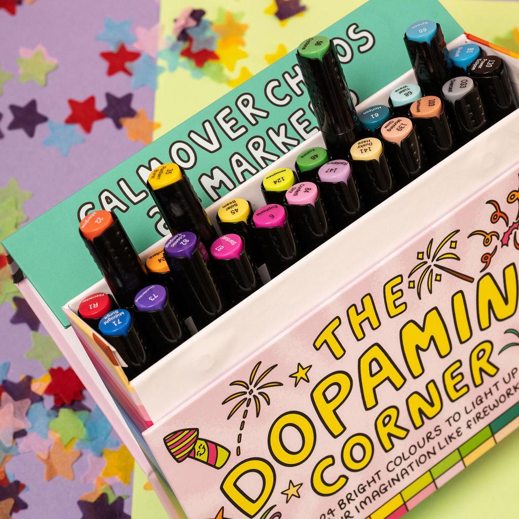🌈Dopamine Corner Alcohol Markers