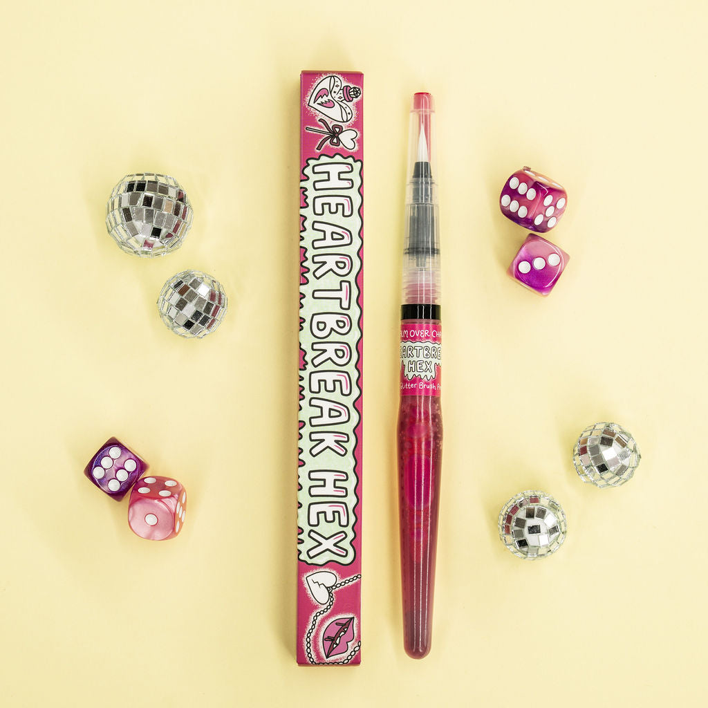 Trick or Treat Glitter Brush Pen (Heartbreak Hex)