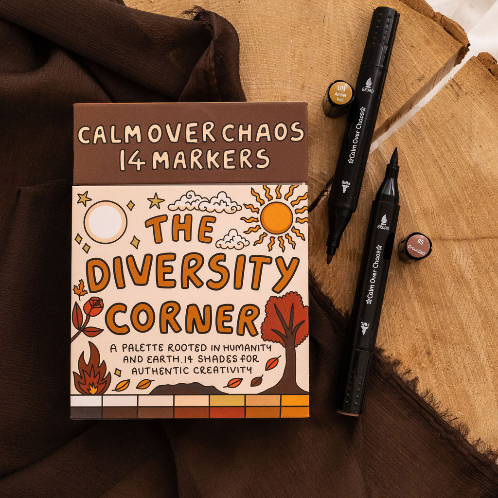 🤎Diversity Corner Skin Tones Alcohol Markers