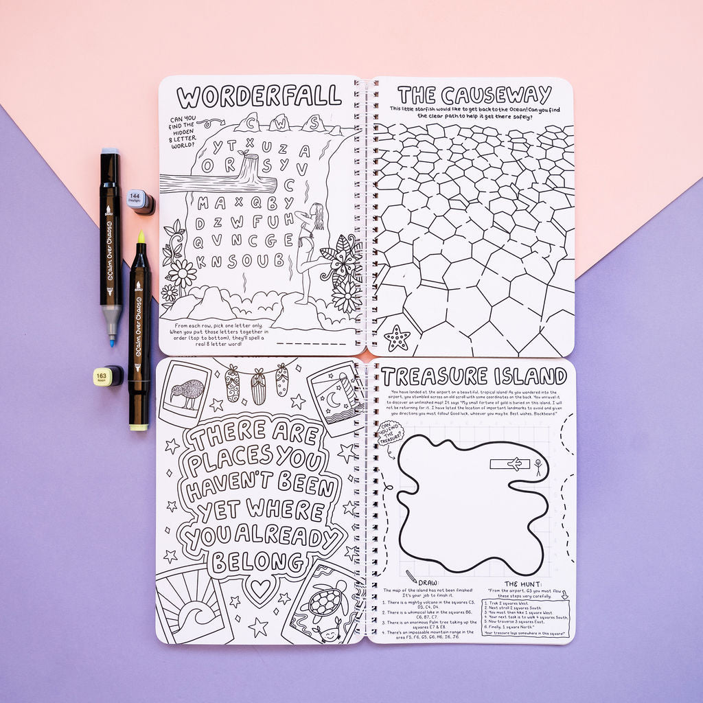 PREORDER - Boredom Busters Travel Activity Book!🏝️