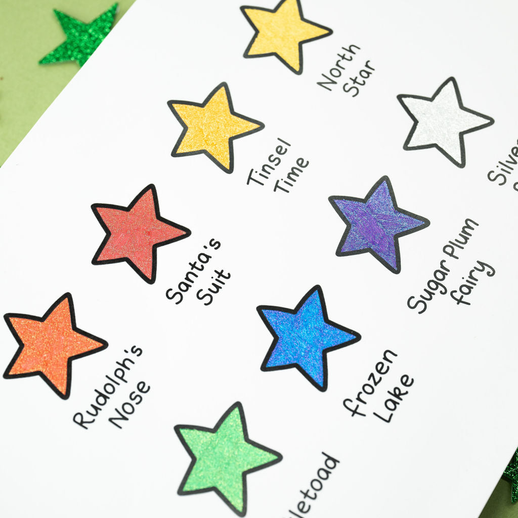 Festive Lights Glitter Pens - PREORDER
