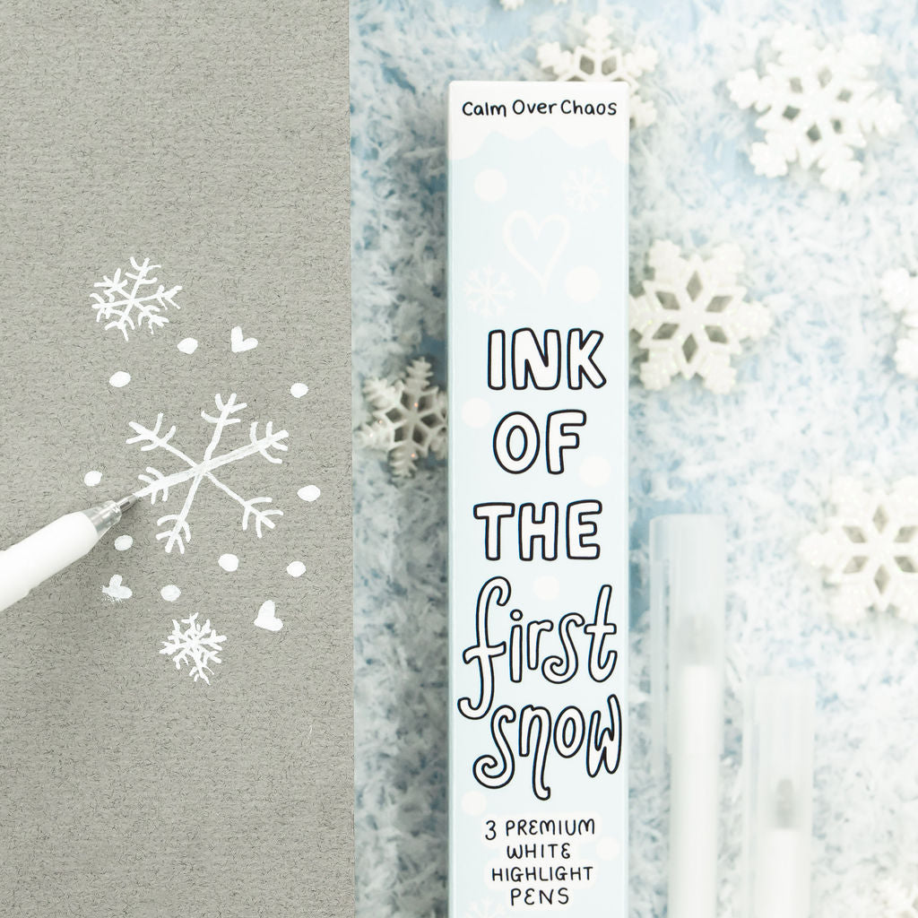 Ink of the First Snow White Highlight Pens - PREORDER