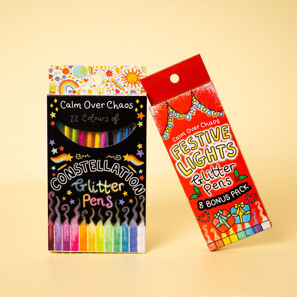 Festive Lights Glitter Pens