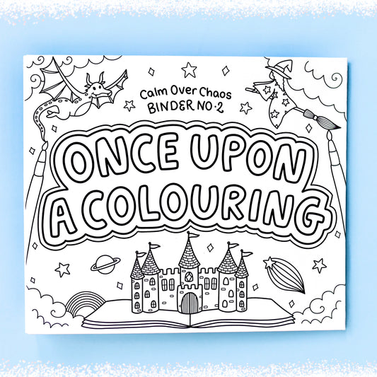 Once Upon A Colouring Binder & 5 Swatching Sheets!📒✨