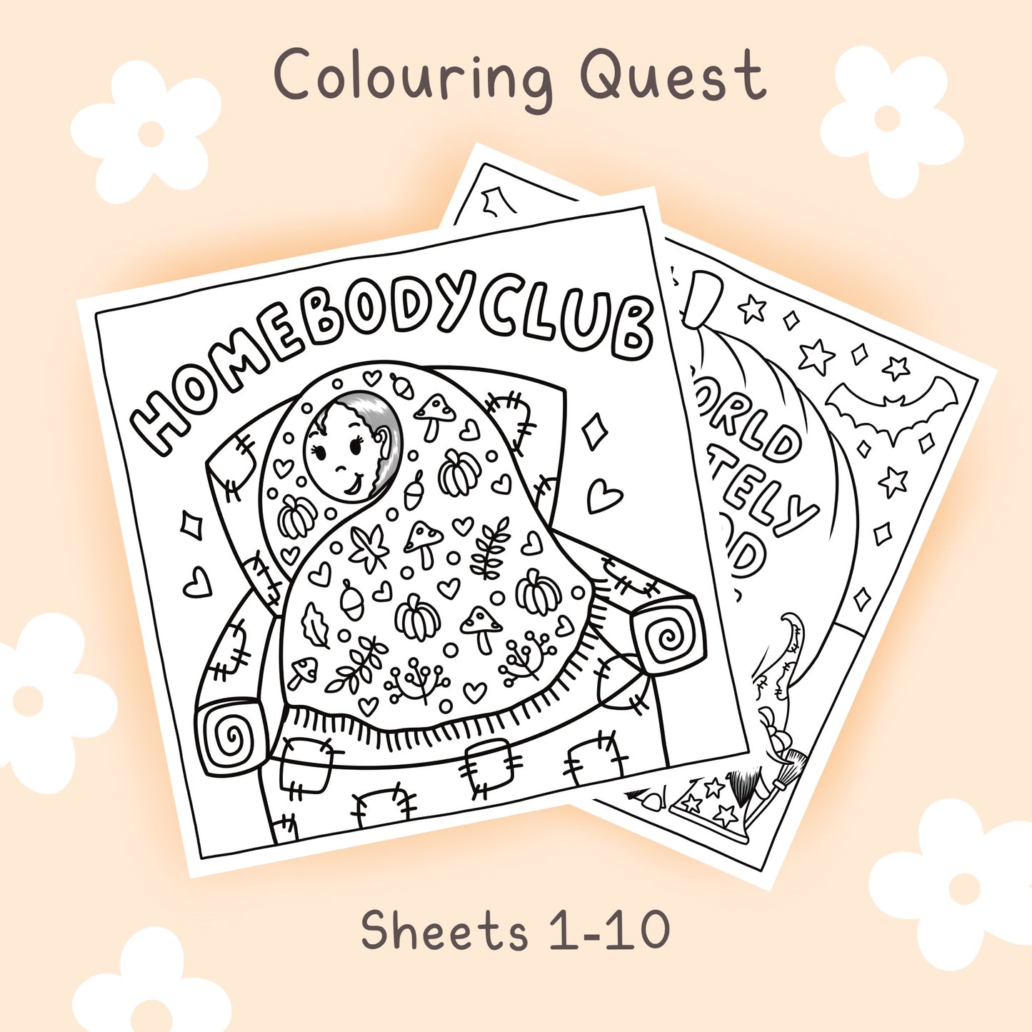 Colouring Quest Sheets #1-10