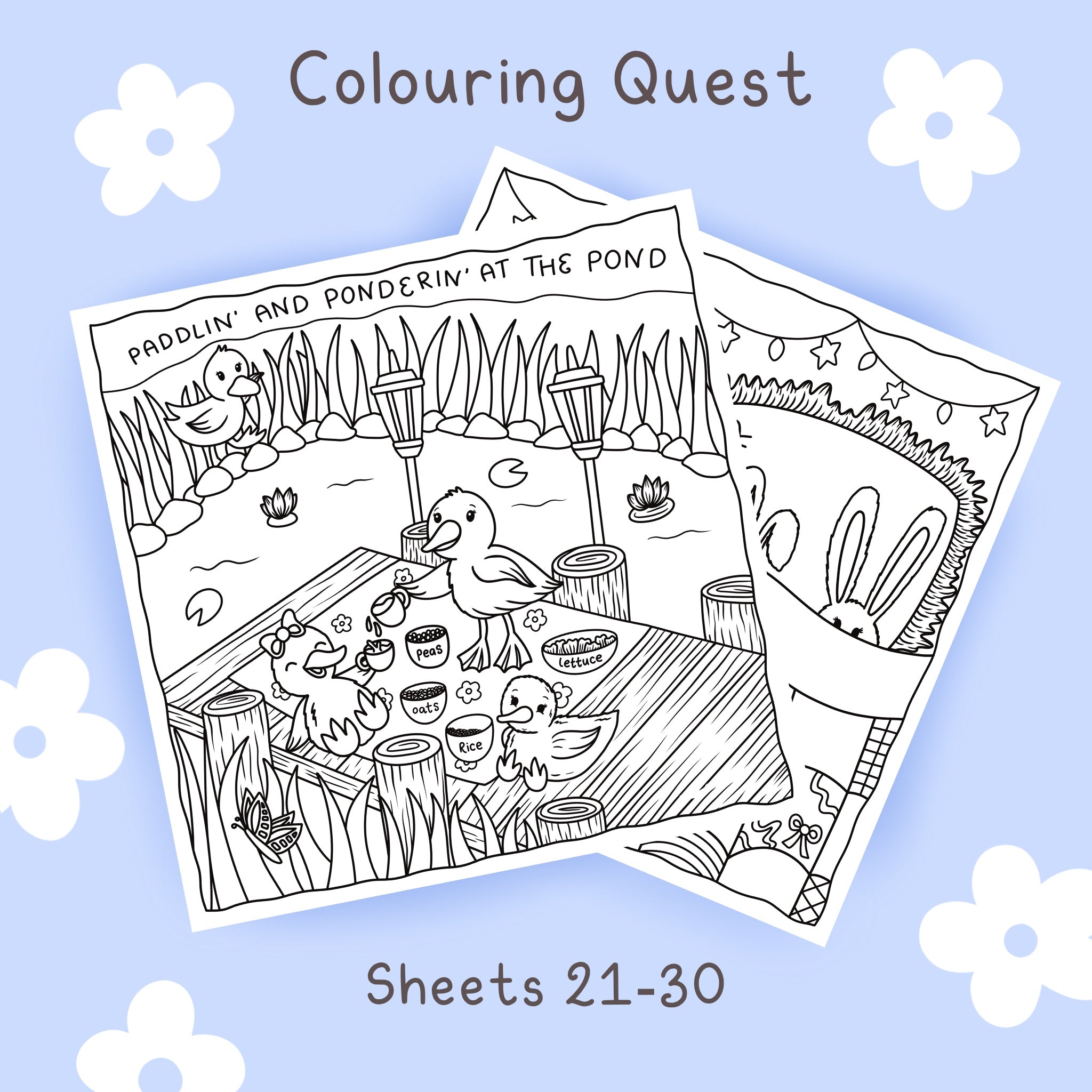 Colouring Quest Sheets #26-30 (Blending Paper) – calmoverchaosltd