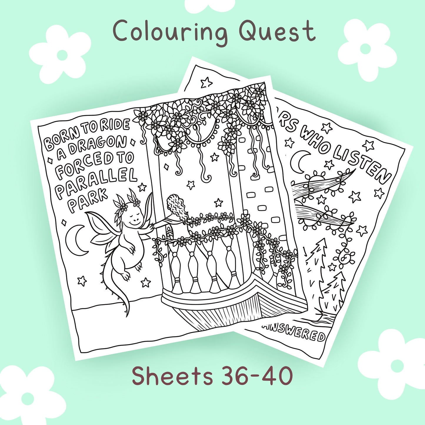 Colouring Quest Sheets #36-40 (Blending Paper)
