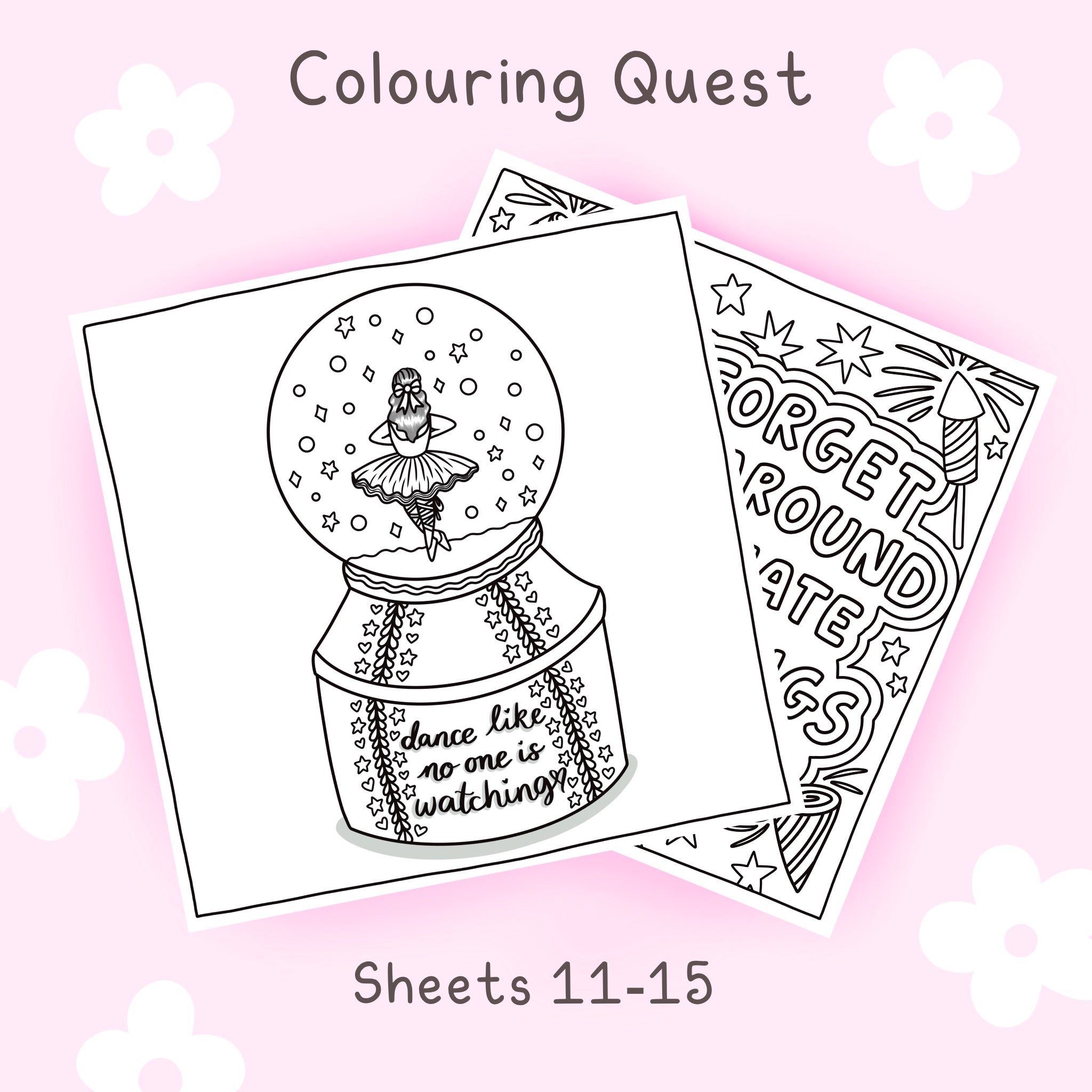 Colouring Quest Sheets #11-15 (Blending Paper) – calmoverchaosltd