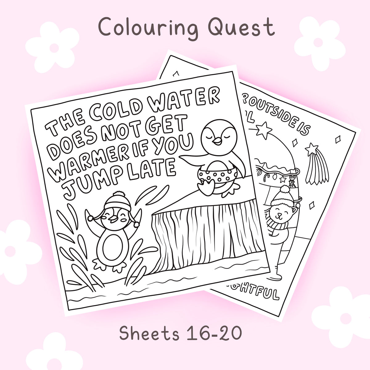 Colorquest Printble Colouring Quest Sheets #16-20 (Blending Paper) – calmoverchaosltd