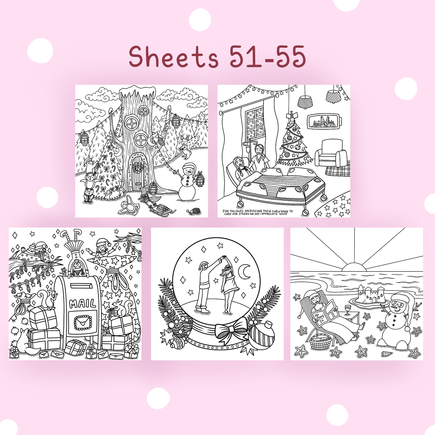 Fantasy Festivities Sheets #46-55🎄