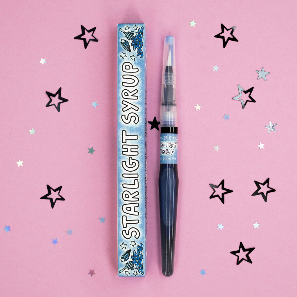 Trick or Treat Glitter Brush Pen (Starlight Syrup)