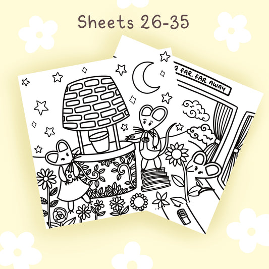 Butter the Mouse Sheets #26-35 🐭