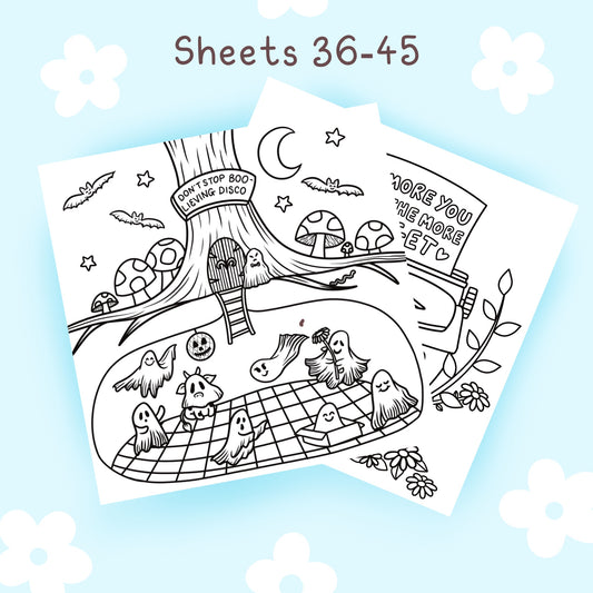 Cosy Autumnal Sheets #36-45 🍁