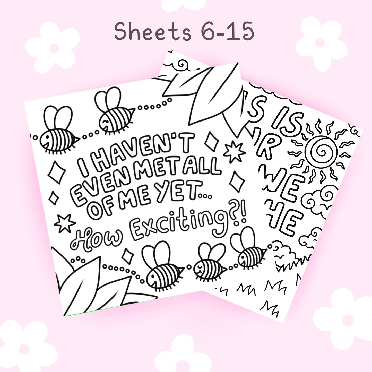 Self Love Sheets #6-15💌