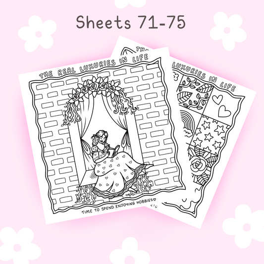 Real Luxuries Sheets #71-75 💎